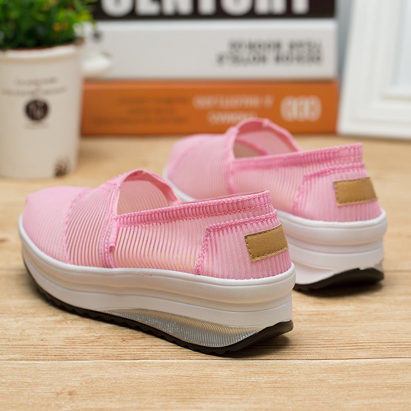 Women'S Travel Shoes, Dance Rocking Shoes, Breathable Hollow Low-Heeled Walking Shoes, Nurse Shoes, Dropshipping, Casual And Versatile - Image 4