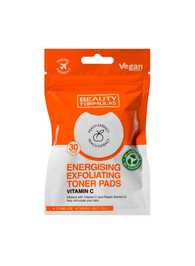 بيوتي فورميلاز مناديل تقشير منشطة للبشرة بفيتامين سي - 30 منديلًا - Image 1