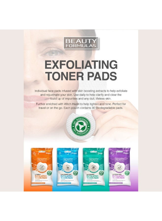 بيوتي فورميلاز مناديل تقشير منشطة للبشرة بفيتامين سي - 30 منديلًا - Image 2