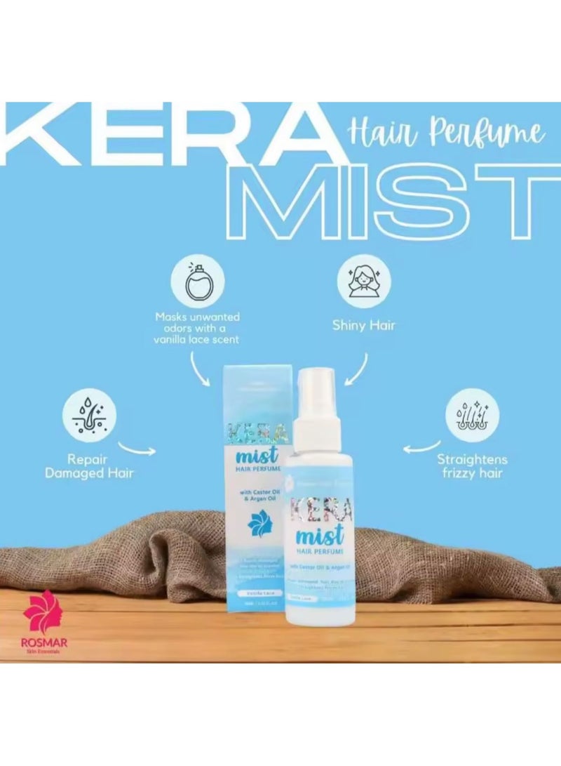 ROSMAR Keramist Hair perfume with Castor Oil & Argan Oil vanilla lace - Image 2