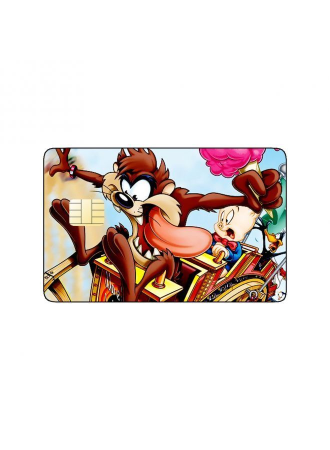 RKN PRINTED BANK CARD STICKER Animation The Tasmanian Devil By Warner Bros - Image 2