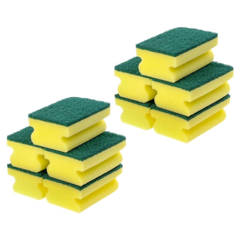 10Pcs Eco Friendly Non Scratch Scrub Sponges For Kitchen Pot And Multi Surface Cleaning - Image 2