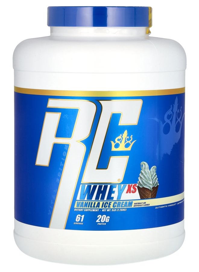 RONNIE COLEMAN Vital Edition Whey XS Vanilla Ice Cream 5 lb (2.26 kg) 