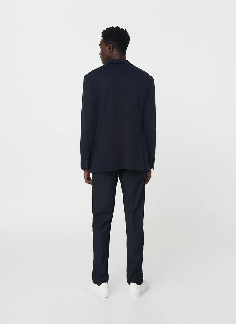 مانجو مان Slim fit microstructure blazer