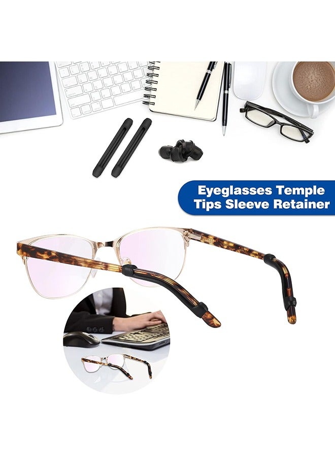 HS Optical Premium Grade Comfortable Silicone Anti-Slip Holder For Glasses, Ear Hook, Eyeglass Temple Tip 4 Pairs Protectors Eyeglasses Retainers Glasses Stoppers Grip - Image 5