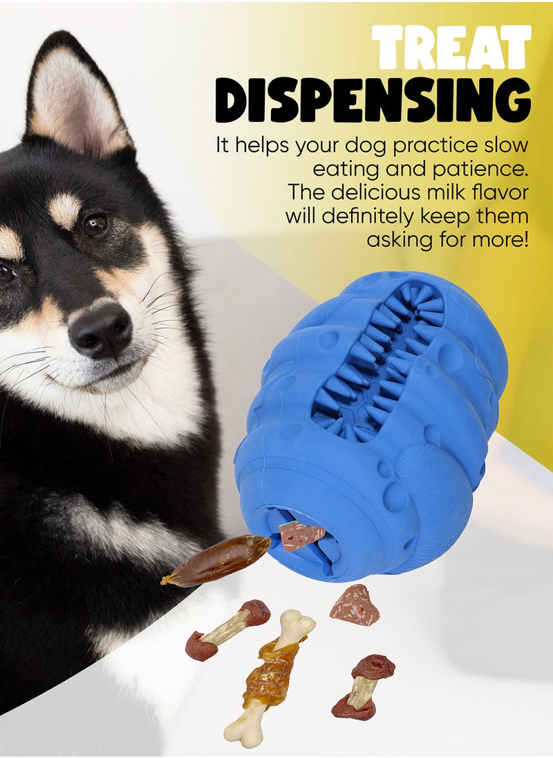 CHEWY BONE - Large dog ball treat dispensing rubber dog toy for big dogs - Image 1