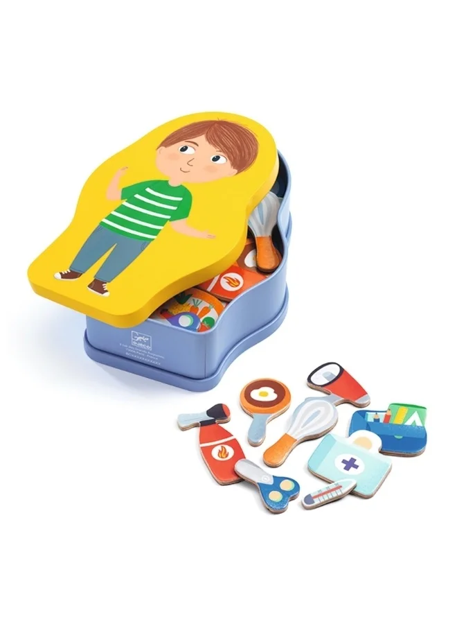 DJECO Jobissimo - Wooden Magnetics
