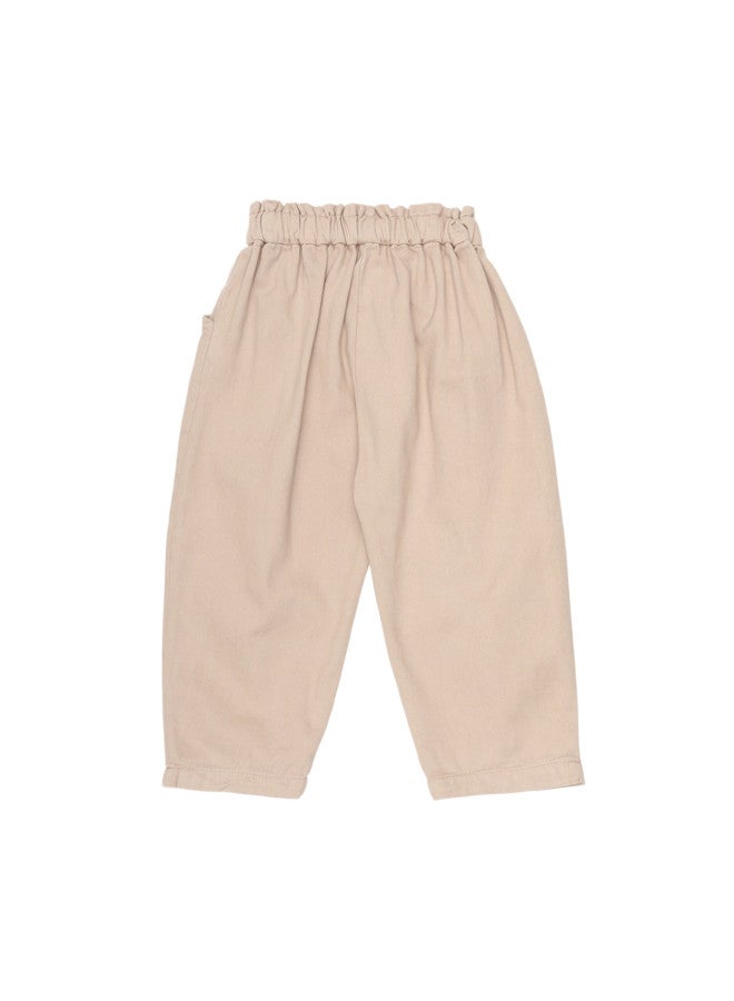Zara kids' Comfortable Casual Harem Pants Solid Color Stylish Cargo Drawstring Pants - Image 3