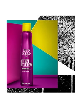 TIGI TIGI Bed Head Texture Spray, Queen For A Day Volume, 10.5 oz, Hair Thickening for Fine Hair, Alcohol Free, Berry Scent - with or without cap  - Image 2