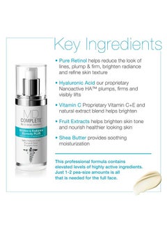 MD Complete by Dr. Brian Zelickson Md Complete Wrinkle Radiance Trio By Dr. Brian Zelickson - Professional Dermatologist Skincare With Retinol, Vitamin C, Peptides And Hyaluronic Acid  - Image 3