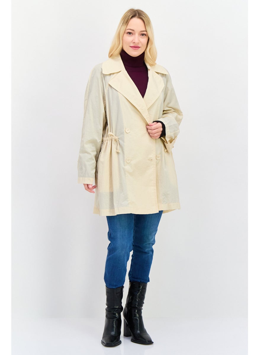 VERO MODA - Women Plain Soft Shell Jacket, Beige - Image 1