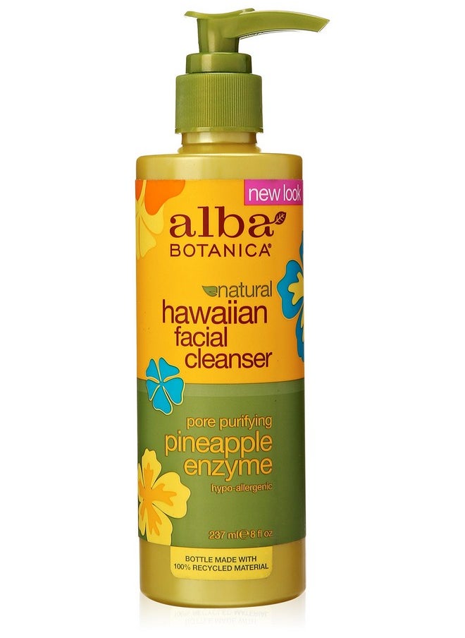 Alba Botanica Alba Botanica Hawaiian Enzyme Face Cleanser, Pineapple, 8 oz  - Image 1