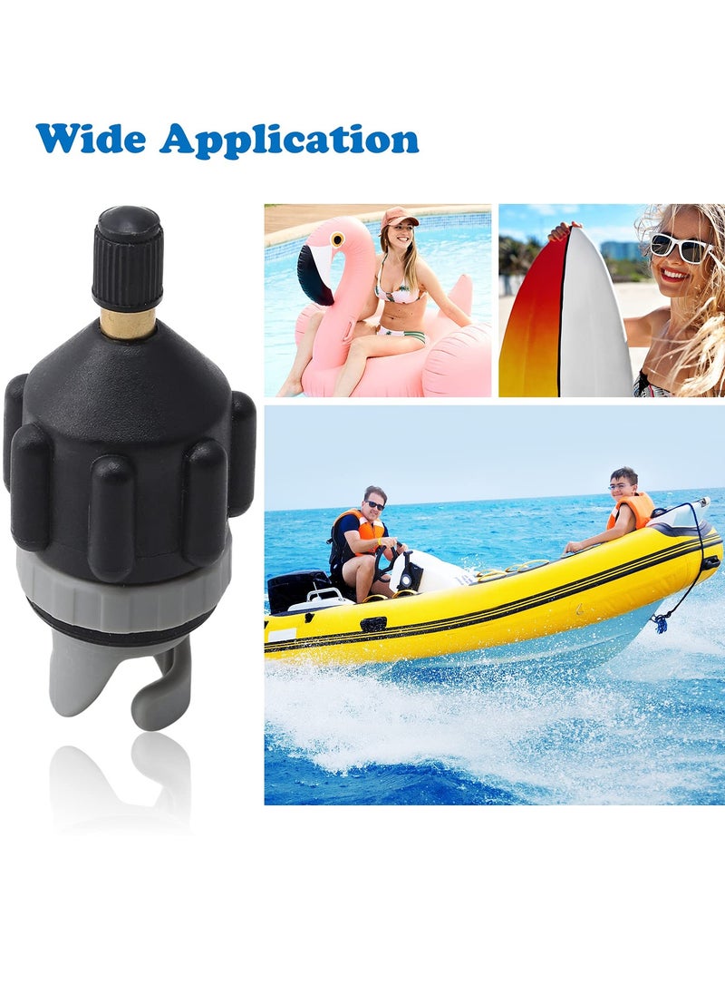 SYOSI - Air Pump Converter, Multifunction Valve Adaptor, Inflatable Boat SUP Pump Adaptor, Air Valve Adapter, Pumping Head Connector for Inflatable Rowing Boat/Stand Up Paddle Board/Inflatable Bed - Image 1
