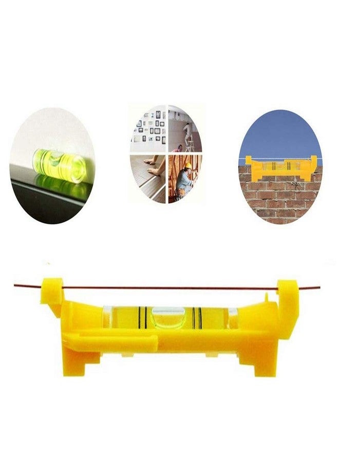 YOTOM 7 pcs Hanging Bubble Line Level for Building Trades, Engineering, Surveying, Metalworking and other Equipment Measure (Yellow - 7 Pack) - Image 5
