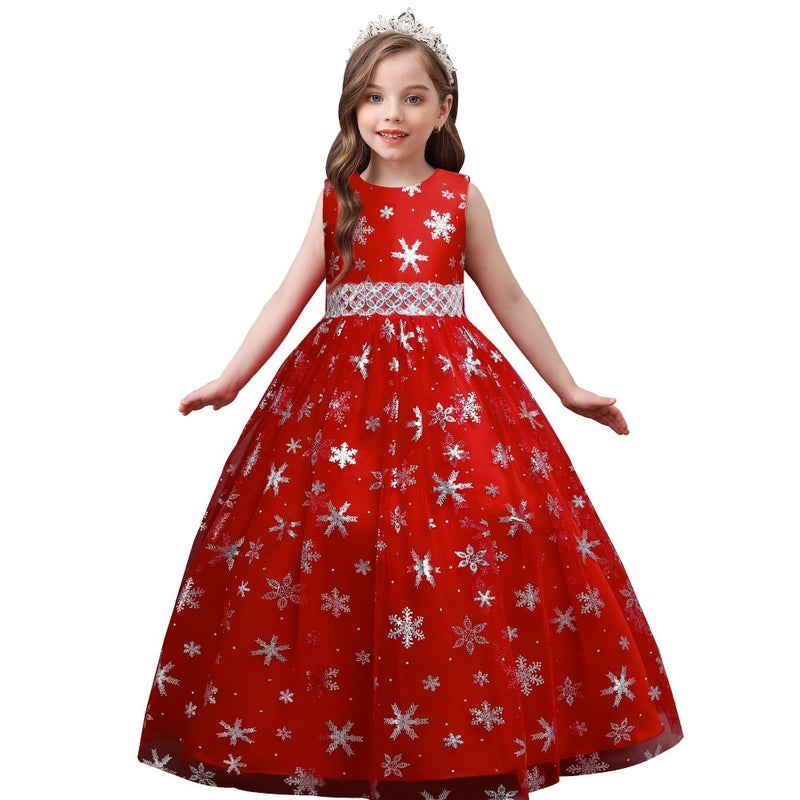 D'Daniela Snowflake Princess Dress - Image 1