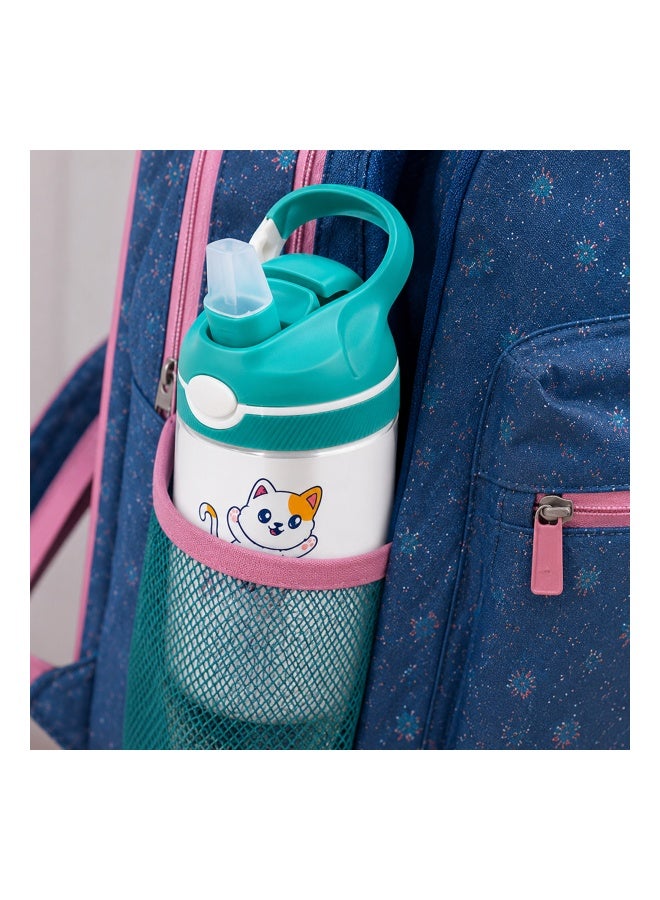 Cocobee-Tritan Water Bottle, Bpa Free, Push Button Open, Leakproof, 480Ml, 3 Years+ - Green - Image 4