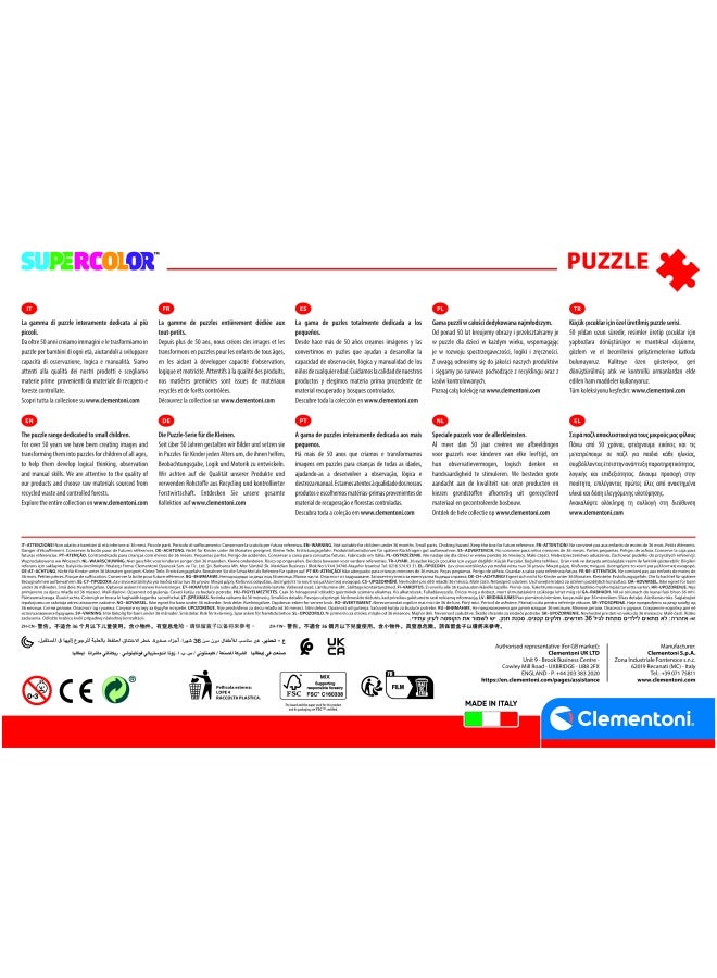 Clementoni Jurassic World Supercolor Jigsaw Puzzle for Children - 180 Pieces, Ages 7+ - Image 3