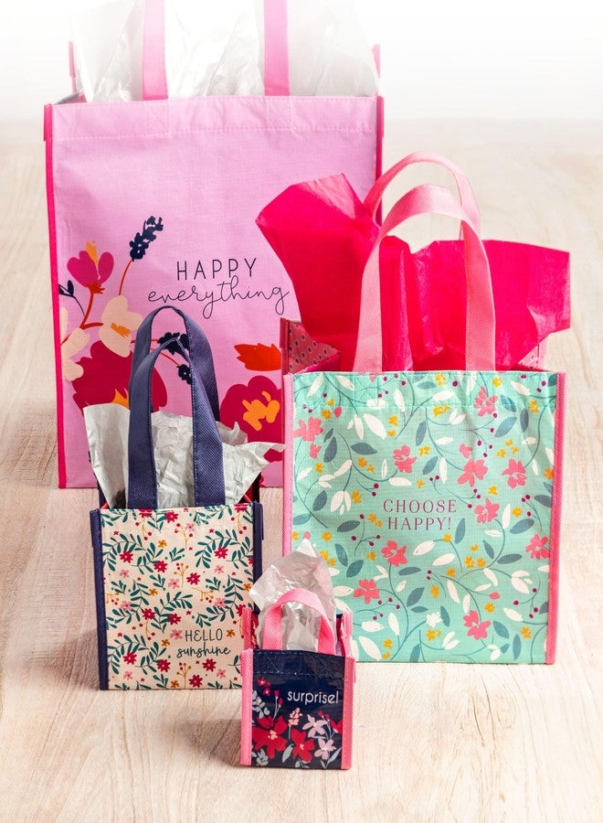 Karma Reusable Gift Bags - Tote and Gift Bags with Handles - Perfect for Birthday and Party Gifts - RPET 1 Love You Tiny - Image 4