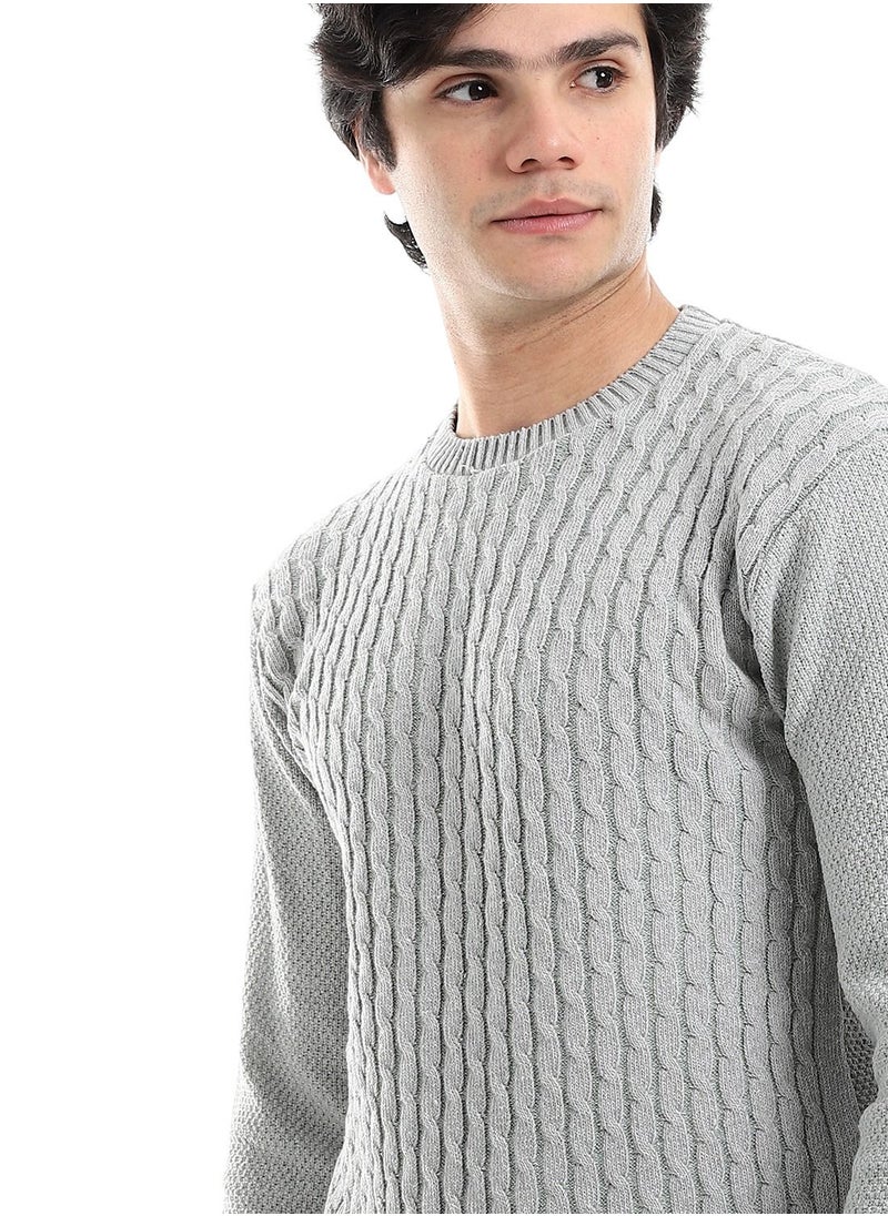 Wool Mens Pullover With Multi Design