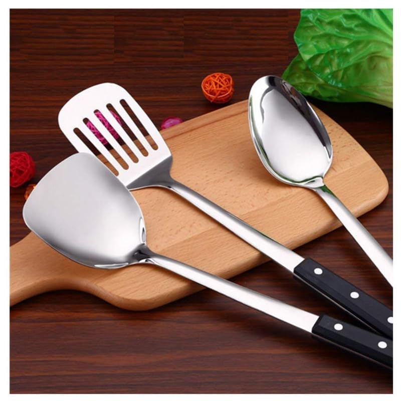 ZEUTER 1 PCS Stainless Steel Slotted Turner Spatula – Heat-Resistant Nylon Handle with Hanging Hole – Durable Spatula for Flipping Eggs, Pancakes & More – Kitchen Utensil for Home & Restaurant - Image 5