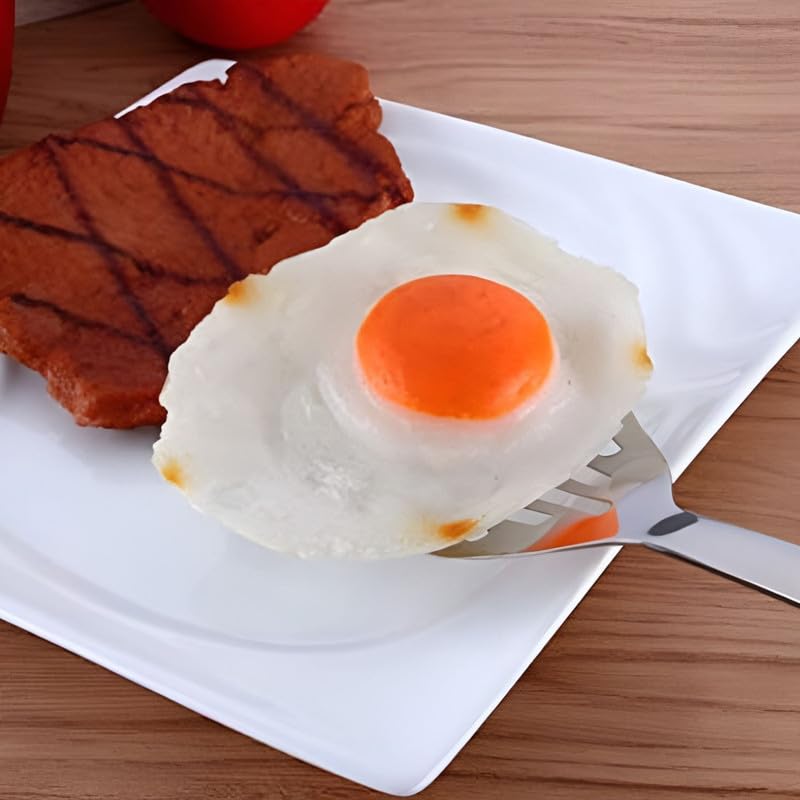 ZEUTER 1 PCS Stainless Steel Slotted Turner Spatula – Heat-Resistant Nylon Handle with Hanging Hole – Durable Spatula for Flipping Eggs, Pancakes & More – Kitchen Utensil for Home & Restaurant - Image 3