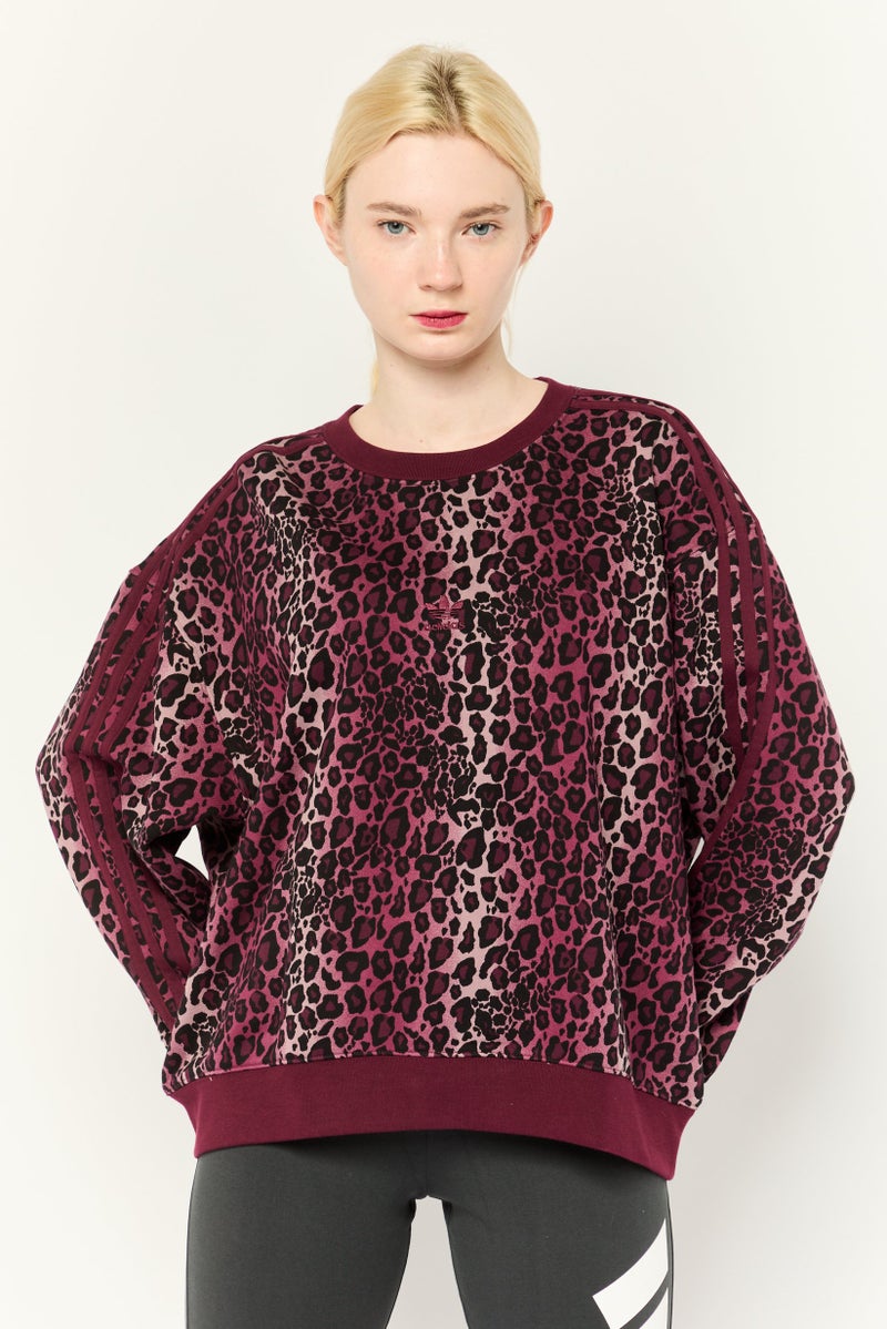 adidas Originals Women Sportswear Fit Long Sleeve Outdoor Sweatshirt, Multicolor  - Image 1