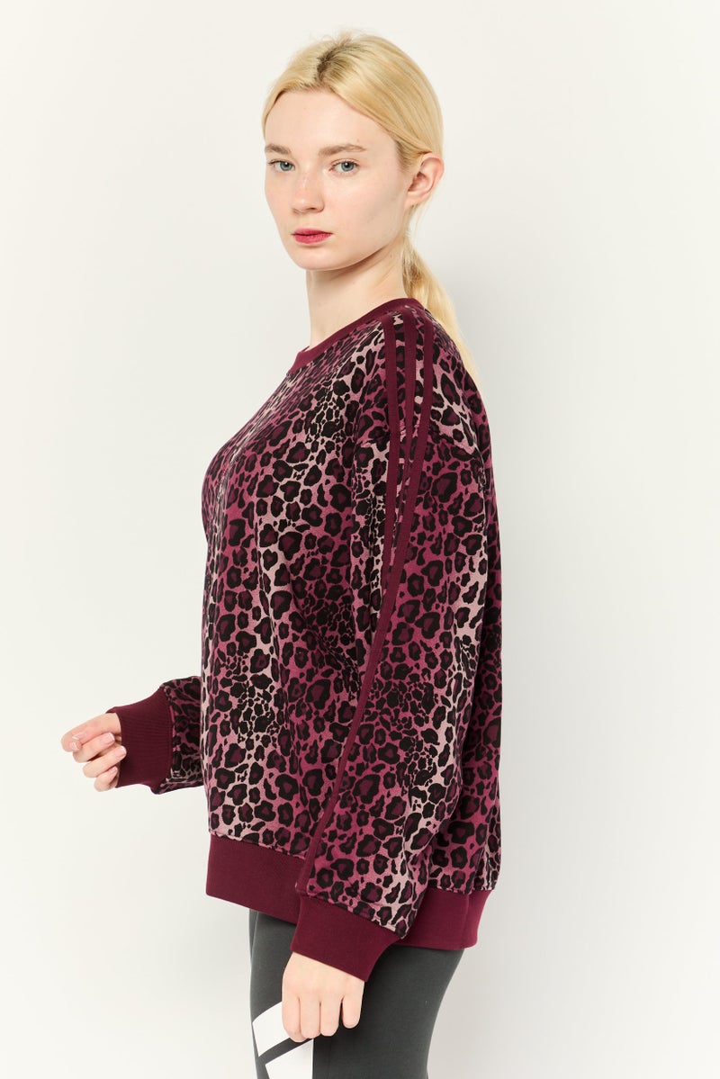 adidas Originals Women Sportswear Fit Long Sleeve Outdoor Sweatshirt, Multicolor  - Image 3