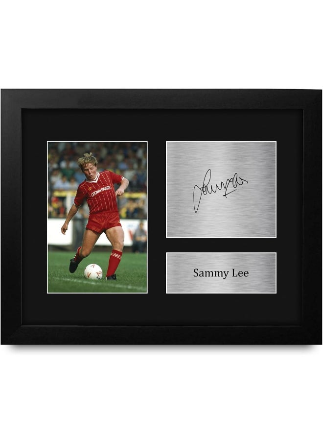 HWC Trading HWC Trading Sammy Lee Liverpool Framed Gifts Printed Signed Autograph Picture for Football Fans and Supporters  - Image 1