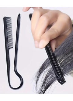 2 PCS Hairdressing Styling V-Shaped Comb Hair Messy Finishing Straight Hair Splint Comb Hair Cut Professional Practical Convenient Tool