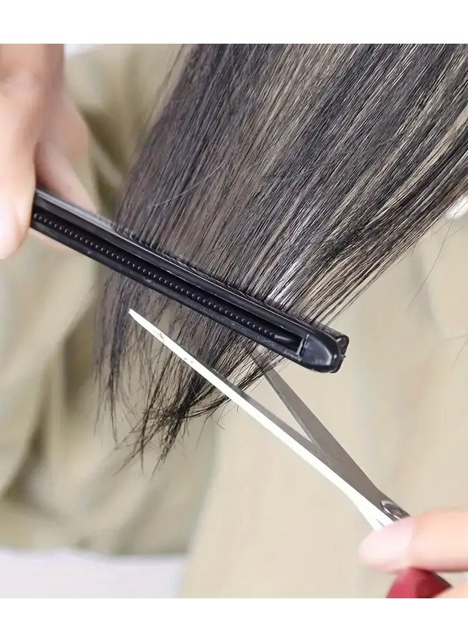 Rozino - 2 PCS Hairdressing Styling V-Shaped Comb Hair Messy Finishing Straight Hair Splint Comb Hair Cut Professional Practical Convenient Tool - Image 1