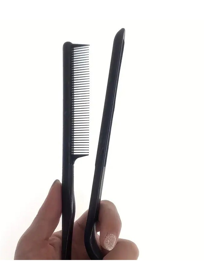 Rozino - 2 PCS Hairdressing Styling V-Shaped Comb Hair Messy Finishing Straight Hair Splint Comb Hair Cut Professional Practical Convenient Tool - Image 1