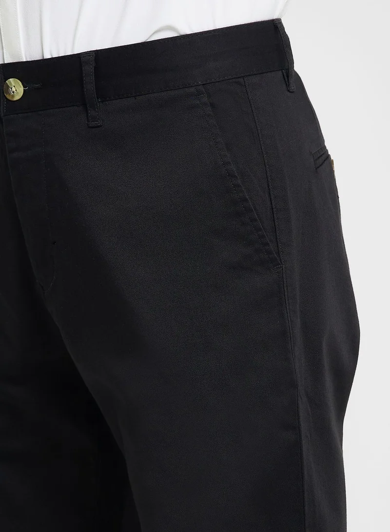 Thomas Scott Thomas Scott Men Classic Slim Fit Mid-Rise Chinos Trousers
