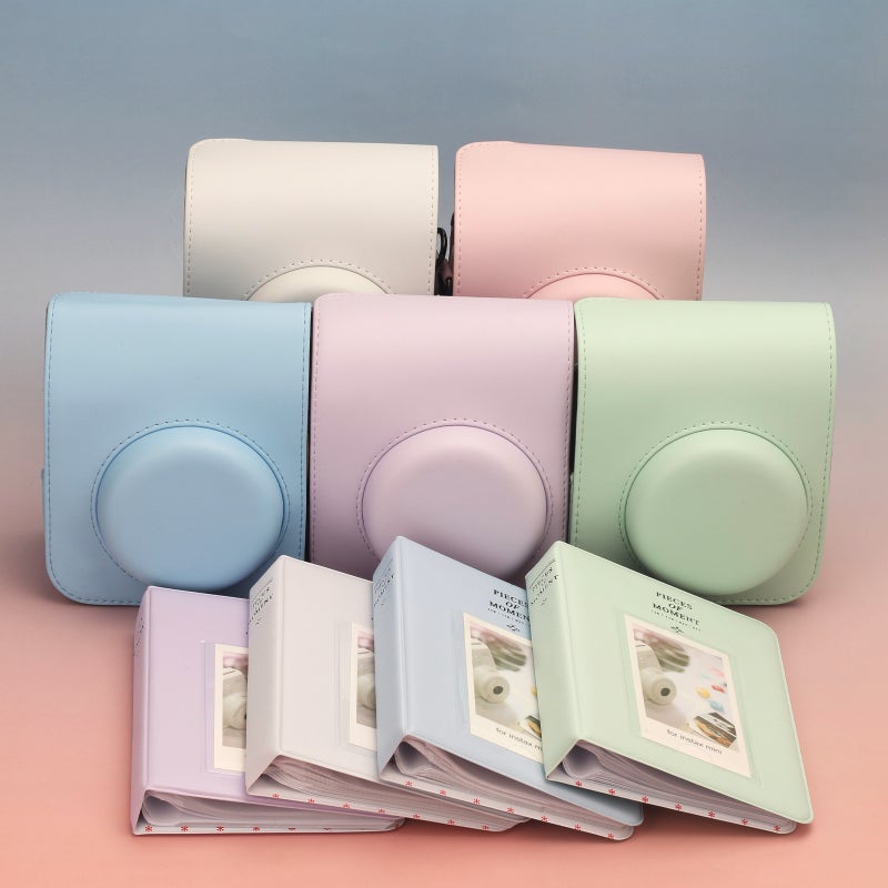 Suitable For Polaroid Mini12 Special Camera Protective Case + 64-Po Album Pure Color Mini Dessert Time Po Album - Image 2