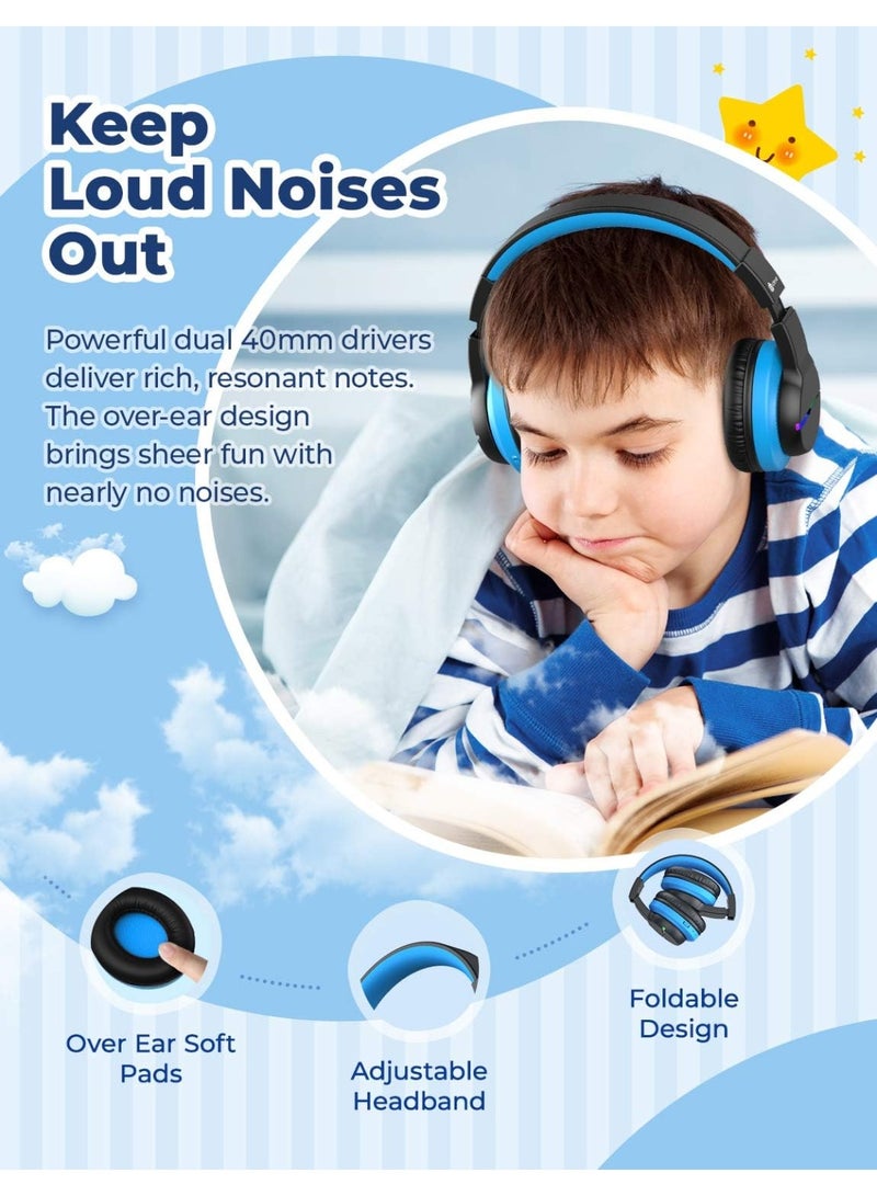 آيكليفير سماعات رأس للأطفال - سماعات رأس لاسلكية للأطفال فوق الأذن - Image 3