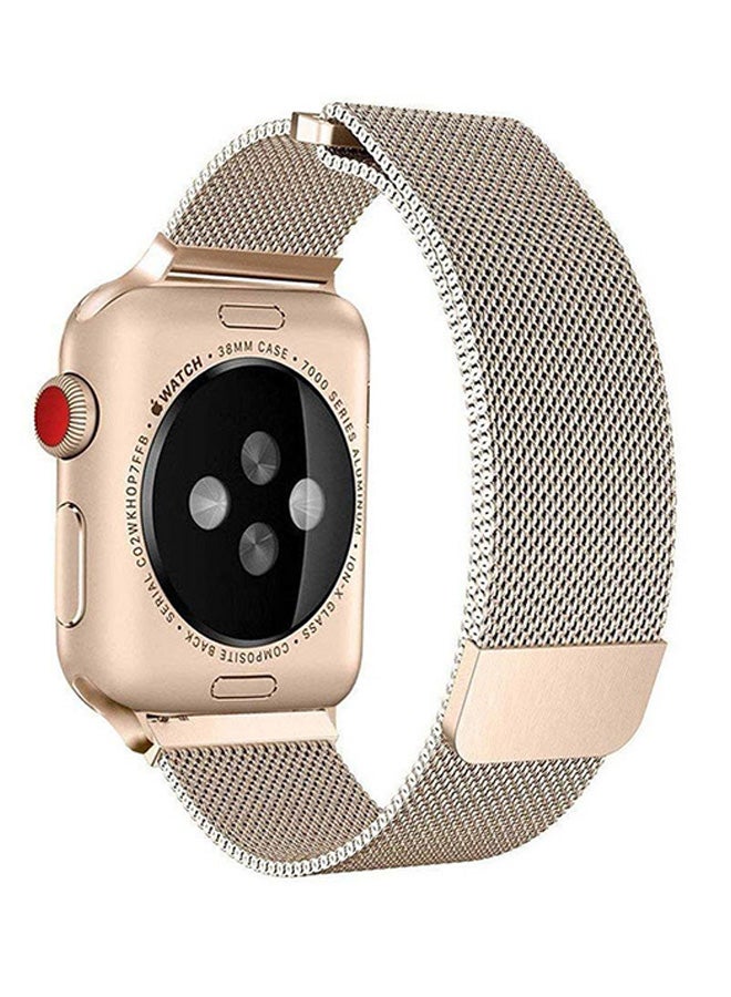 EHOME Replacement Band For Apple Watch Series 3/2/1 Rose Gold - Image 3