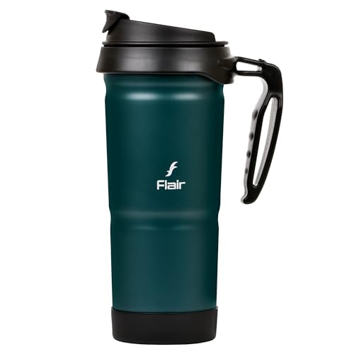 FLAIR Atom Vacuum Insulated Flask 709ml – Green,Leak-Proof, Hot & Cold, 304 Stainless Steel, Tough & Durable, Food Grade Travel Tumbler – Stay Hydrated, Sip Anywhere - Image 1