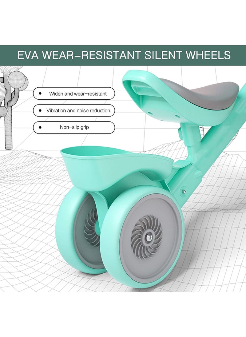 Swift Baby Balance Bikes Cute Toddler Riding Toys 2 Gear Adjustment Seat Kids Bicycles Outdoor Indoor Walker 3 Wheels Training Bike for 2 4 Years Old Boys Girls First Birthday Gifts  - Image 2