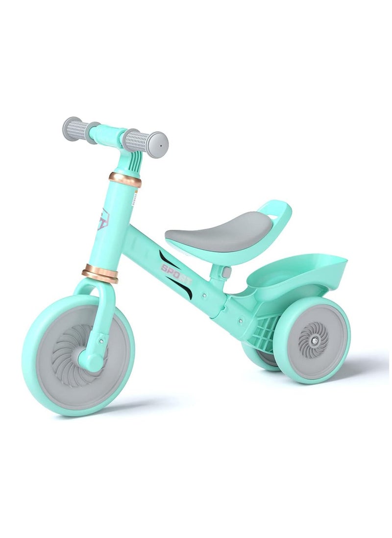 Swift Baby Balance Bikes Cute Toddler Riding Toys 2 Gear Adjustment Seat Kids Bicycles Outdoor Indoor Walker 3 Wheels Training Bike for 2 4 Years Old Boys Girls First Birthday Gifts  - Image 1