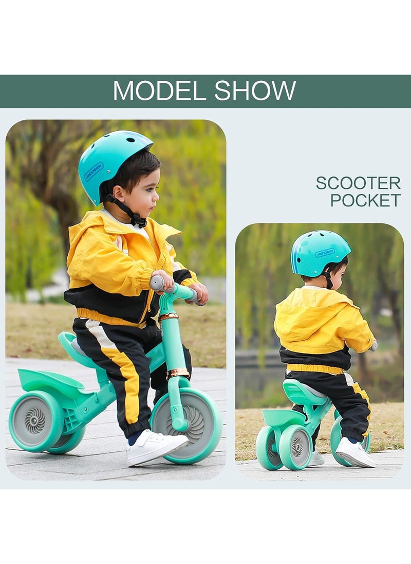 Swift Baby Balance Bikes Cute Toddler Riding Toys 2 Gear Adjustment Seat Kids Bicycles Outdoor Indoor Walker 3 Wheels Training Bike for 2 4 Years Old Boys Girls First Birthday Gifts  - Image 4