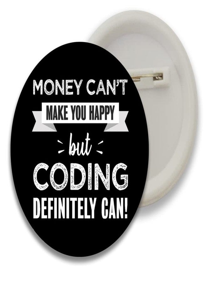 D2C Round pin Button Badges for Programmer, Coder, Developer, IT Professional for Boys Girls Men & Women batches for Bags, Backpack, Birthday Gift, Size-58mm