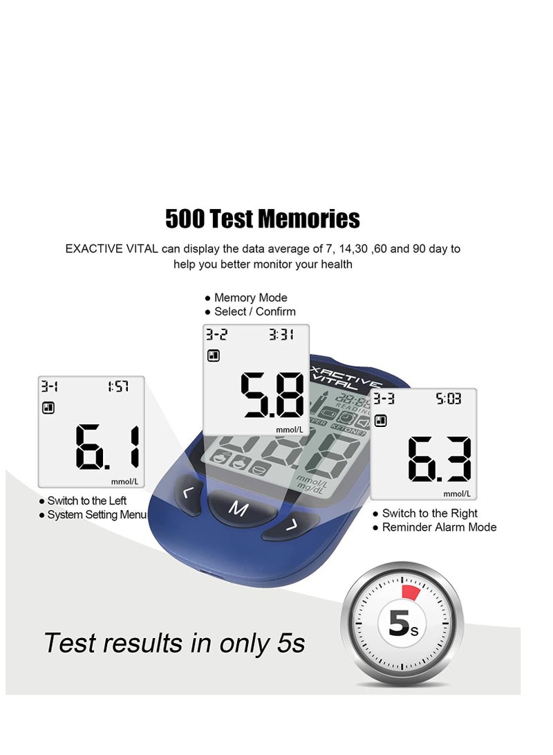 Generic Blood Glucose Monitoring System With 50 Test Strips And Lancets  - Image 3
