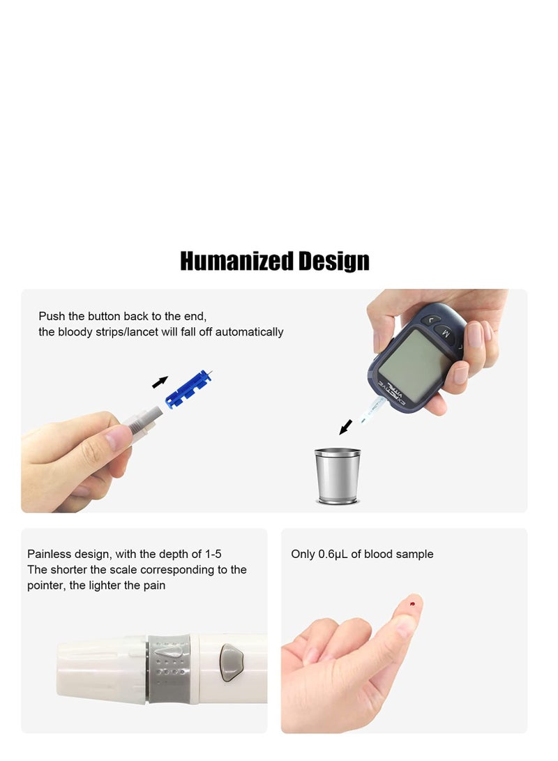 Generic Blood Glucose Monitoring System With 50 Test Strips And Lancets  - Image 5