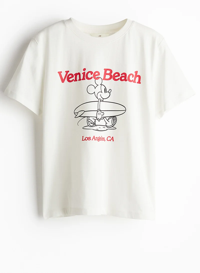 اتش اند ام T-Shirt With A Motif