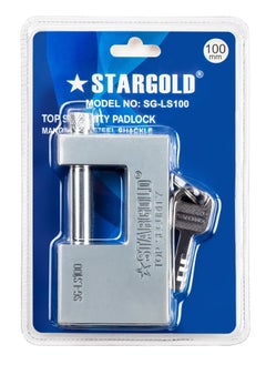 Stargold 100MM Rectangular Pad Lock  - Image 2