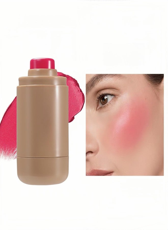 MAEPEOR Matte Blush Smooth Creamy Shiny Glow Face Blush Long-Lasting Lightweight Buildable Face Blushes for Cheeks (Color H02) - Image 2