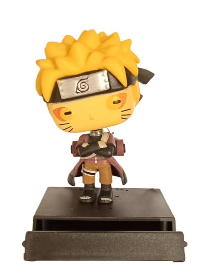 Naruto figure with base and phone holder 