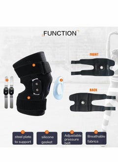 KASTWAVE Decompression Knee Brace, with Side Stabilizers, for Pain Relief, Adjustable Compression Band, Suitable for Men and Women  - Image 3