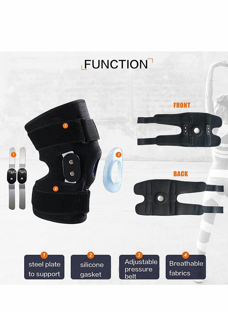 KASTWAVE - Decompression Knee Brace, with Side Stabilizers, for Pain Relief, Adjustable Compression Band, Suitable for Men and Women - Image 1