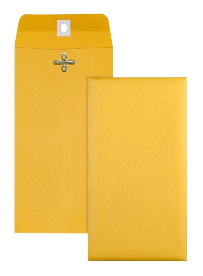 Jolbndcv 9” x 12” Clasp Envelopes with Gummed Seal Brown Pack of 30 - Image 1
