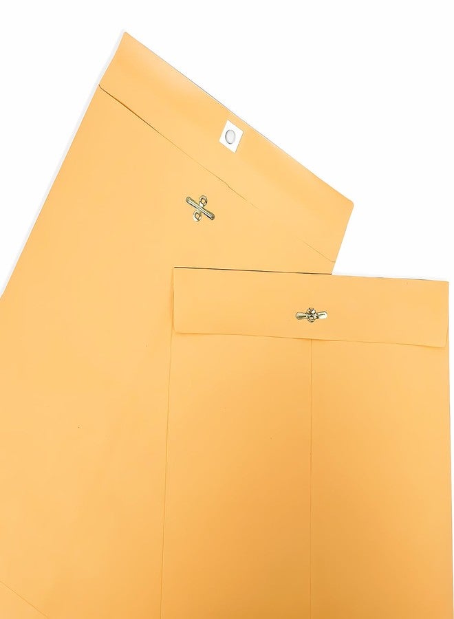 Jolbndcv 9” x 12” Clasp Envelopes with Gummed Seal Brown Pack of 30 - Image 4